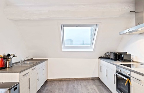 Ville Haute Apartment | Modern Loft w/Washer, Smart TV & Near Attractions