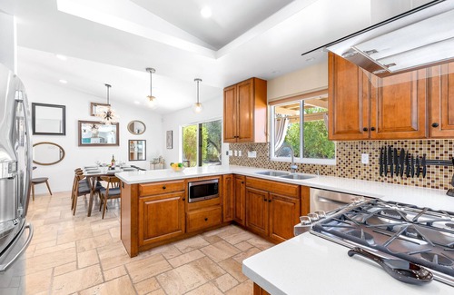 Araby House | Modern Loma Vista - Very Private Yard w/Views. Heated Pool, Spa, Firepit