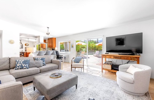 Araby House | Modern Loma Vista - Very Private Yard w/Views. Heated Pool, Spa, Firepit