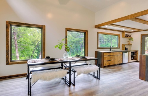 Cass County House | Modern Louisville Home on 3 Acres w/Gas Fire Pit!