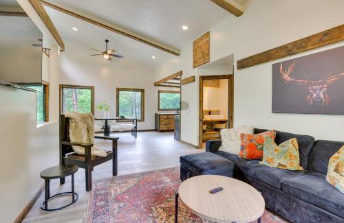 Cass County House | Modern Louisville Home on 3 Acres with Gas Fire Pit!