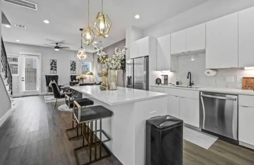Central Business District House | Modern Luxe retreat in EaDo Downtown Houston few blocks from Minute Maid Park
