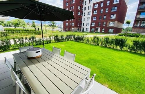 Harelbeke Apartment | Modern luxurious suite in new private apartment building by the river