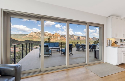 Uptown Sedona House | Modern Luxury Home in the Heart of Uptown! 360 Degree Red Rock Views. Pool/Spa