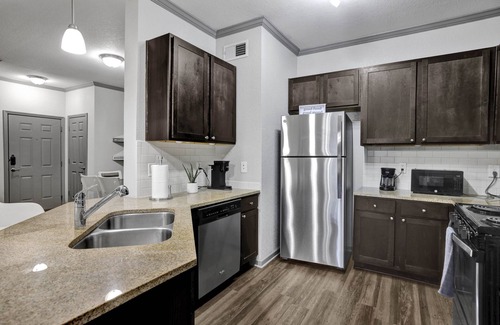 Sand Ridge Apartment | Modern luxury themed two bedroom apt in the city! Gated-Pool-Fast Wi-Fi