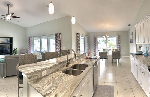 Pine Valley Villa | Modern Luxury Villa/Riverfront/Heated South Facing Pool/Golf Rotonda West