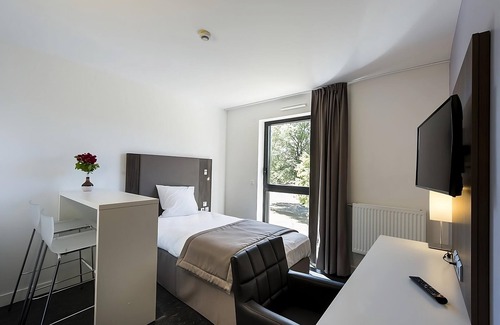 Dijon Hotel | Modern Mini-Apartment with Kitchen Amenities & Peaceful Surroundings
