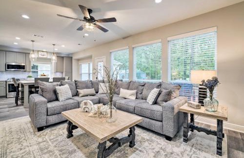Montgomery House | Modern Montgomery Home with Backyard, Deck, and Grill