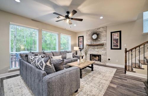 Montgomery House | Modern Montgomery Home with Backyard, Deck, and Grill