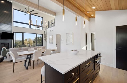 Bailey Cabin | Modern Mtn Escape! Hot Tub | Fireplace | Views