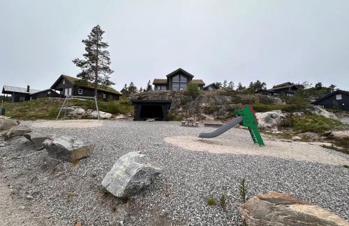Gautefall Ski Chalet | Modern northern lights cabin