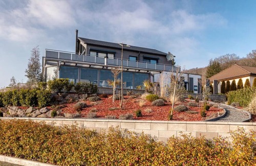 Oberbettingen Villa | Modern Oasis HotTub, View, Gym