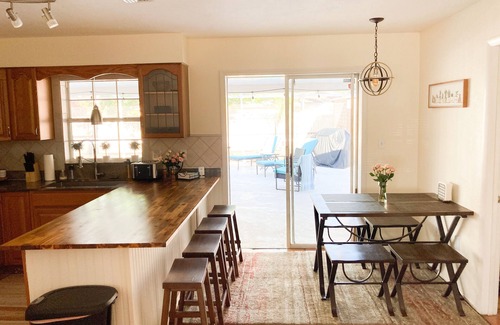 Sarasota Springs House | Modern Oasis with Heated Pool near Siesta Key Beach and a Downtown 3BR/@BA