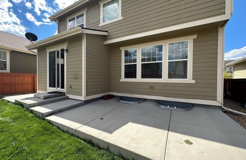 Parker House | Modern Parker Tudor Home w/4 Bed, 3.5 Bath, Office, Fenced Yard & 2 Car Garage