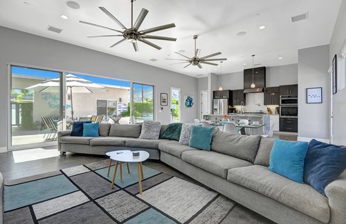 Desert Park Estates House | Modern pet-friendly Desert Park home|Heated pool|Spa|Ensuite in every bedroom!