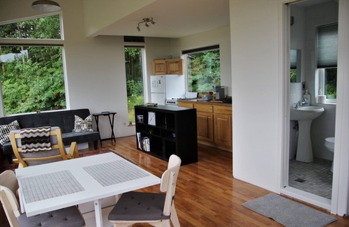 Big Lake Cabin | Modern Private Cabin with views of Denali and Mt. Susitna.