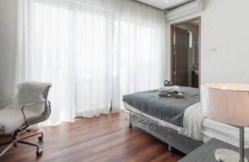 Bedok House | Modern private studio room EZS-7 with shared pool in bungalow house