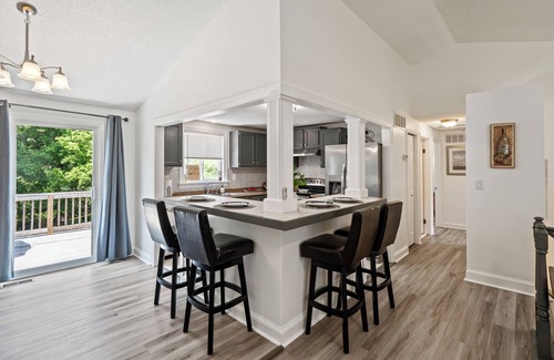Pineville House | Modern Retreat, Close to Charlotte with Game Room, Grill, Patio & Free Parking