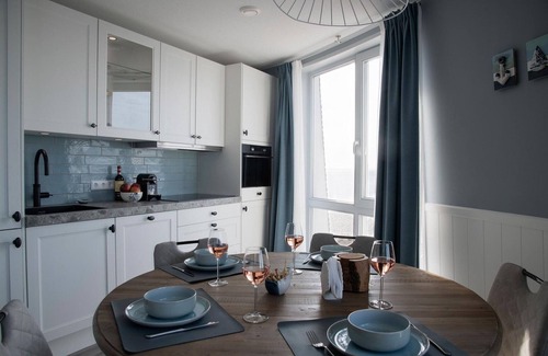 Scherpenisse Apartment | Modern Retreat with Private Sauna