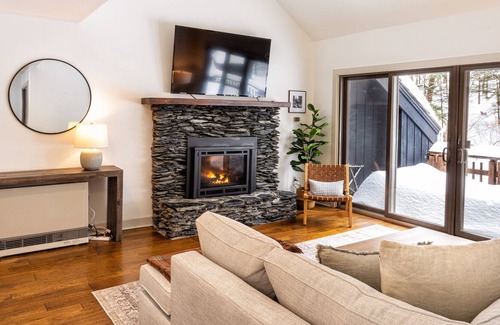 Waitsfield Condo | Modern Riverfront Mad River Valley Condo