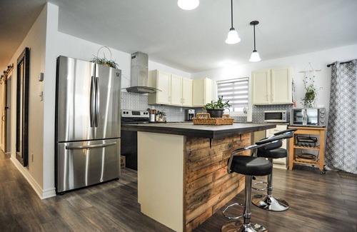 Kemble House | Modern Rustic Home with WoodStove & Pool Table