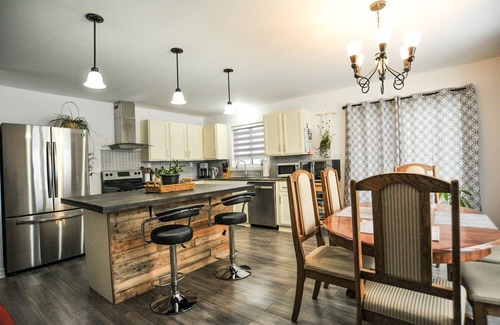 Kemble House | Modern Rustic Home with WoodStove & Pool Table
