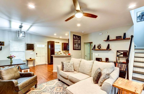 Savannah House | Modern Savannah Home: Backyard w/ Gas Grill