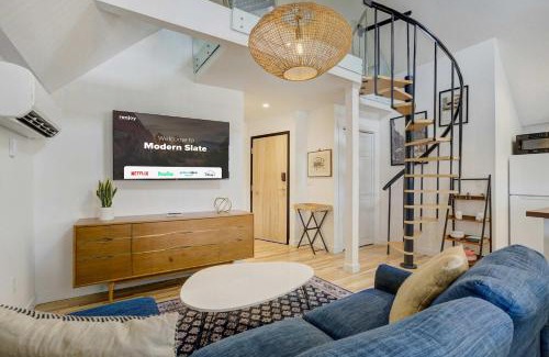 Downtown Colorado Springs Apartment | Modern Slate Stylish Loft w Private Balcony