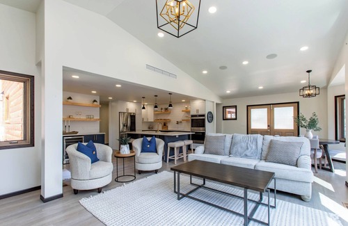 Rapid City House | Modern Smart House - 2BR/2BA - Wildlife Views - 2 Patios + Fire Pits