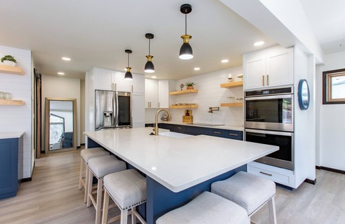 Rapid City House | Modern Smart House - 2BR/2BA - Wildlife Views - 2 Patios + Fire Pits