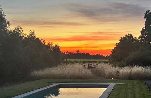 Geyserville House | Modern Sonoma Home w Private Pool & Vineyard Views