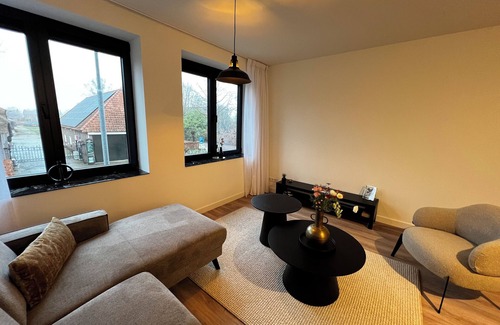 Goirle Apartment | Modern stay with parking, high-speed WiFi, and a cozy ambiance near Tilburg. Sleeps four guests.