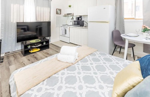 Centretown West Apartment | Modern Studio Condo - Mid-Chinatown