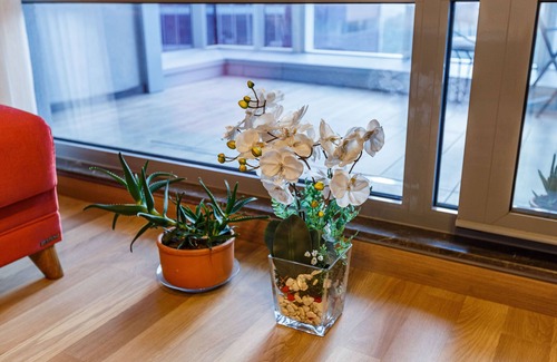 Maslak Apartment | Modern Studio Flat with City View in Sariyer