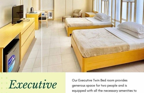 Downtown Tacloban Apartment | Modern Studio w Twin Beds near San Juanico Bridge