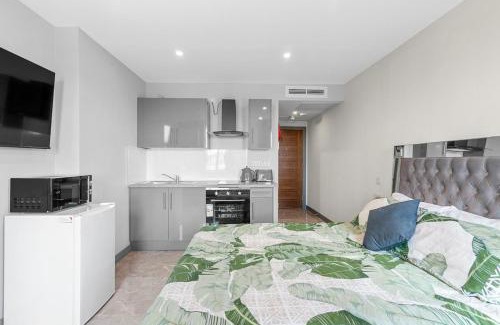 Valentines Apartment | Modern Studio with Balcony Godino Hotel Ilford