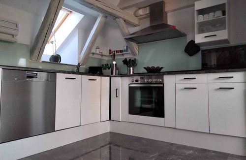 Kenzingen Apartment | Modern top floor apartment - 15 minutes from Europa Park