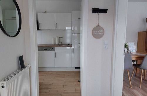 Schortens Condo | Modern vacation apartment near the North Sea with terrace and garden