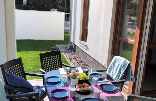 Trzesacz Apartment | Modern vacation apartment "Momentum" with garden, directly on the Baltic Sea near Rewal