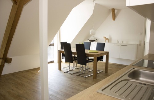 Geldern Apartment | Modern vacation apartment with views of horse pastures and courtyard
