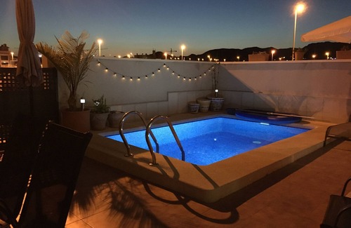 Puerto de Mazarron Villa | Modern Villa with sea views, close to beach. Air Con, Internet, WiFi & Sunsets !