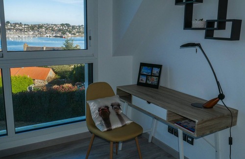 Louannec House | Modern villa with beautiful sea view of Perros-Guirec harbor and Tomé Island
