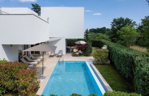 Municipality of Zminj Villa | Modern Villa with Heated Indoor and Outdoor Pool for up to 8 Guests