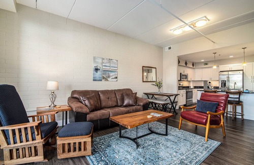Manistee Condo | Modern Waterfront Condo at Edgewater