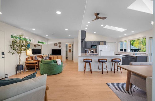 Matlock House | Modern Waterfront Escape with Grill, Patio, and Nature Views