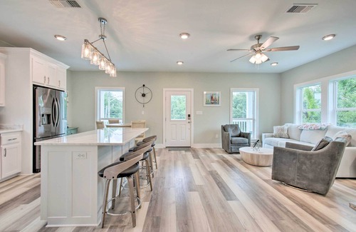 Waveland House | Modern Waveland Home w/Deck, Walk to Beach!