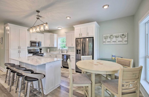 Waveland House | Modern Waveland Home w/Deck, Walk to Beach!
