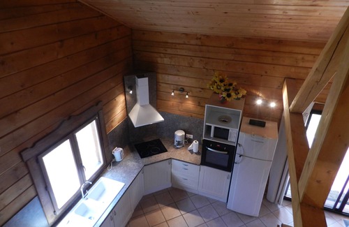 Saissac Ski Chalet | Modern wooden chalet with heated pool jacuzzi spa and sauna