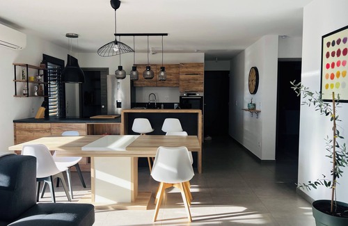 Ghisonaccia House | Modern wooden villa between sea and mountains - garden and covered terrace