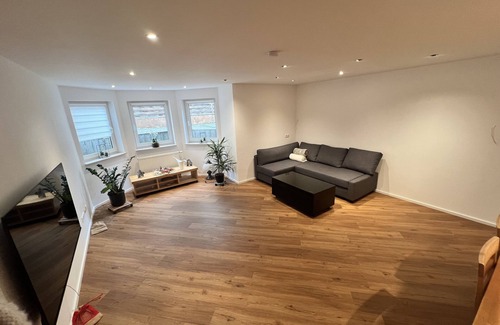 Albig Apartment | Moderne Souterrainwohnung im Schönen Rheinhessen